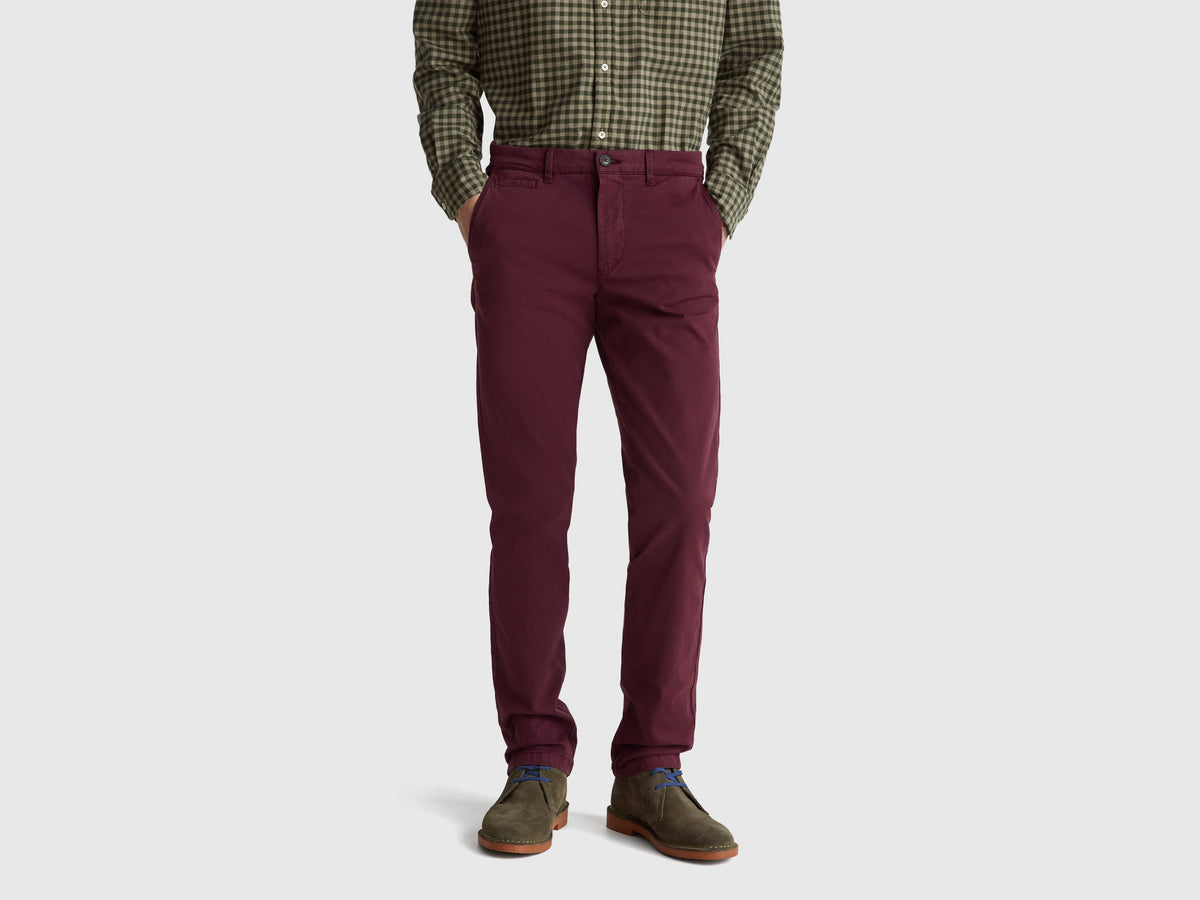 Chinos slim fit ameixa - ucb_image_F