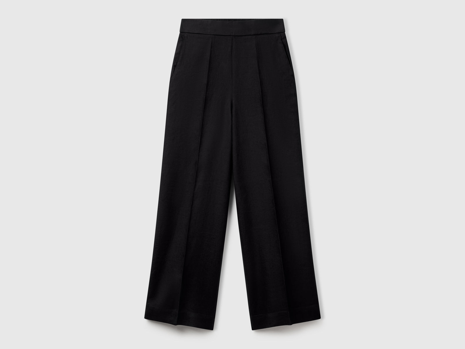 Palazzo trousers in 100% linen - ucb_image_FS