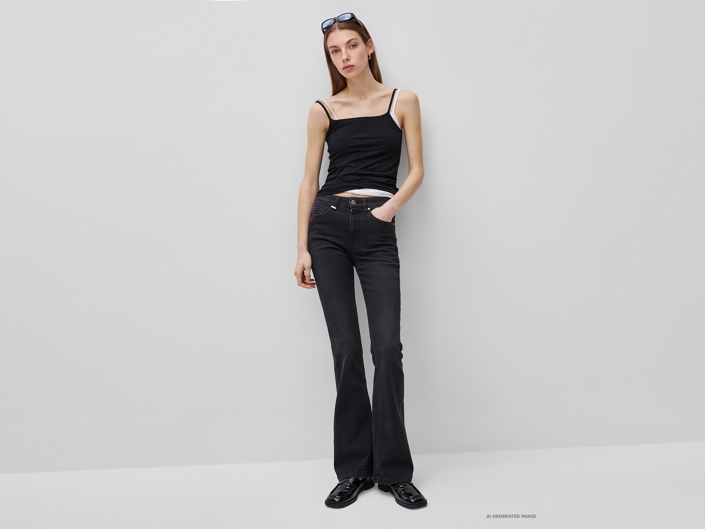 Jeans stretch flare fit - ucb_image_FY