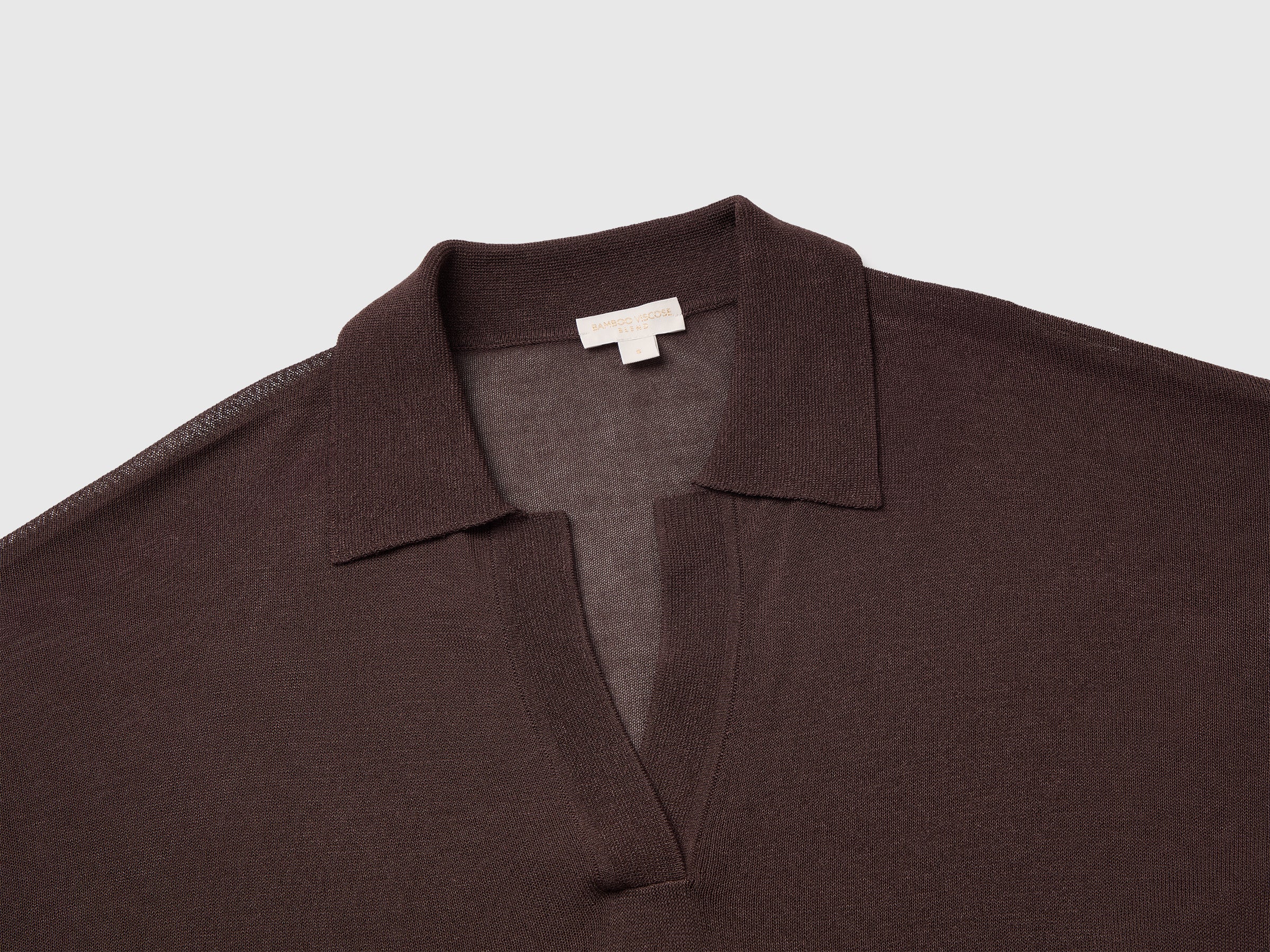 Polo de malha em mistura de viscose de bambu - ucb_image_DS1