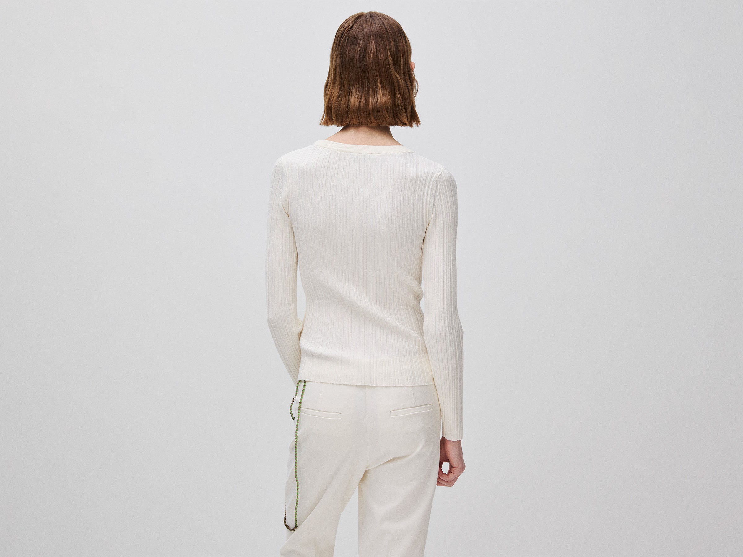 Camisola ajustada em canelado - ucb_image_B