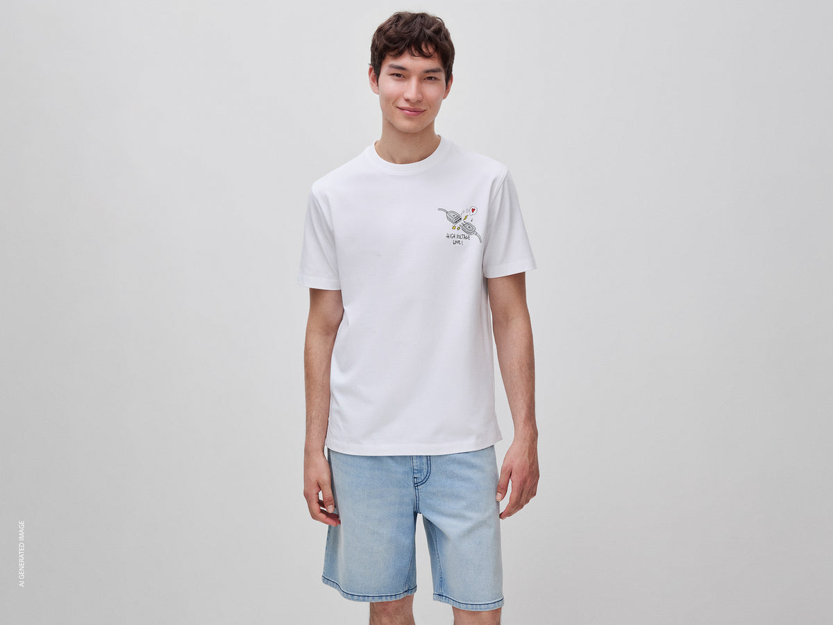 T-shirt regular fit com estampa - ucb_image_F