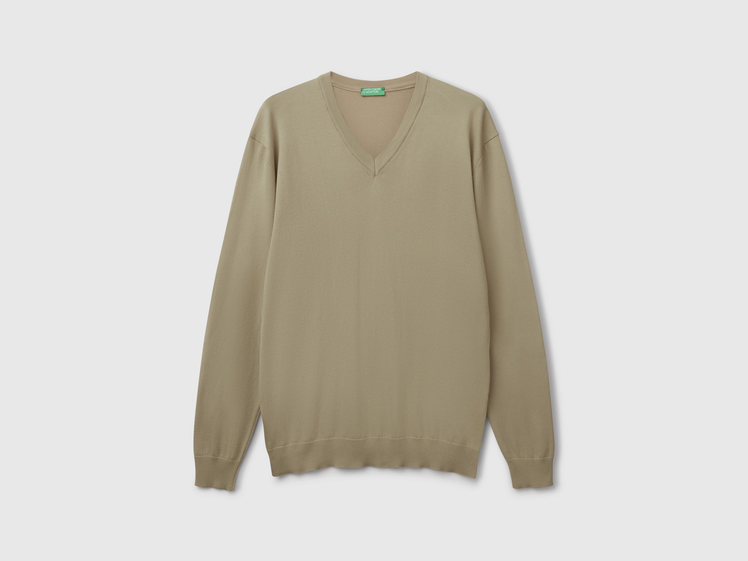 Camisola em algodão puro com decote em V - ucb_image_FS