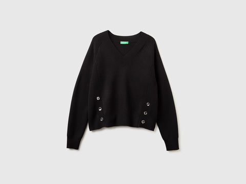 Camisola trabalhada com decote em V - ucb_image_FS