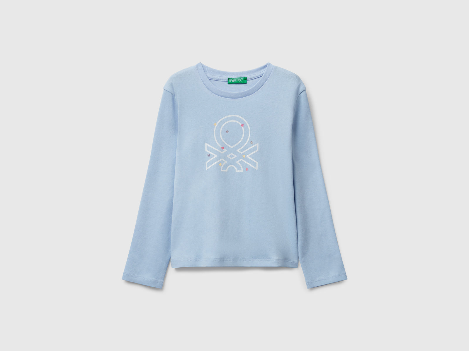 T-shirt com logótipo glitter em algodão - ucb_image_FS