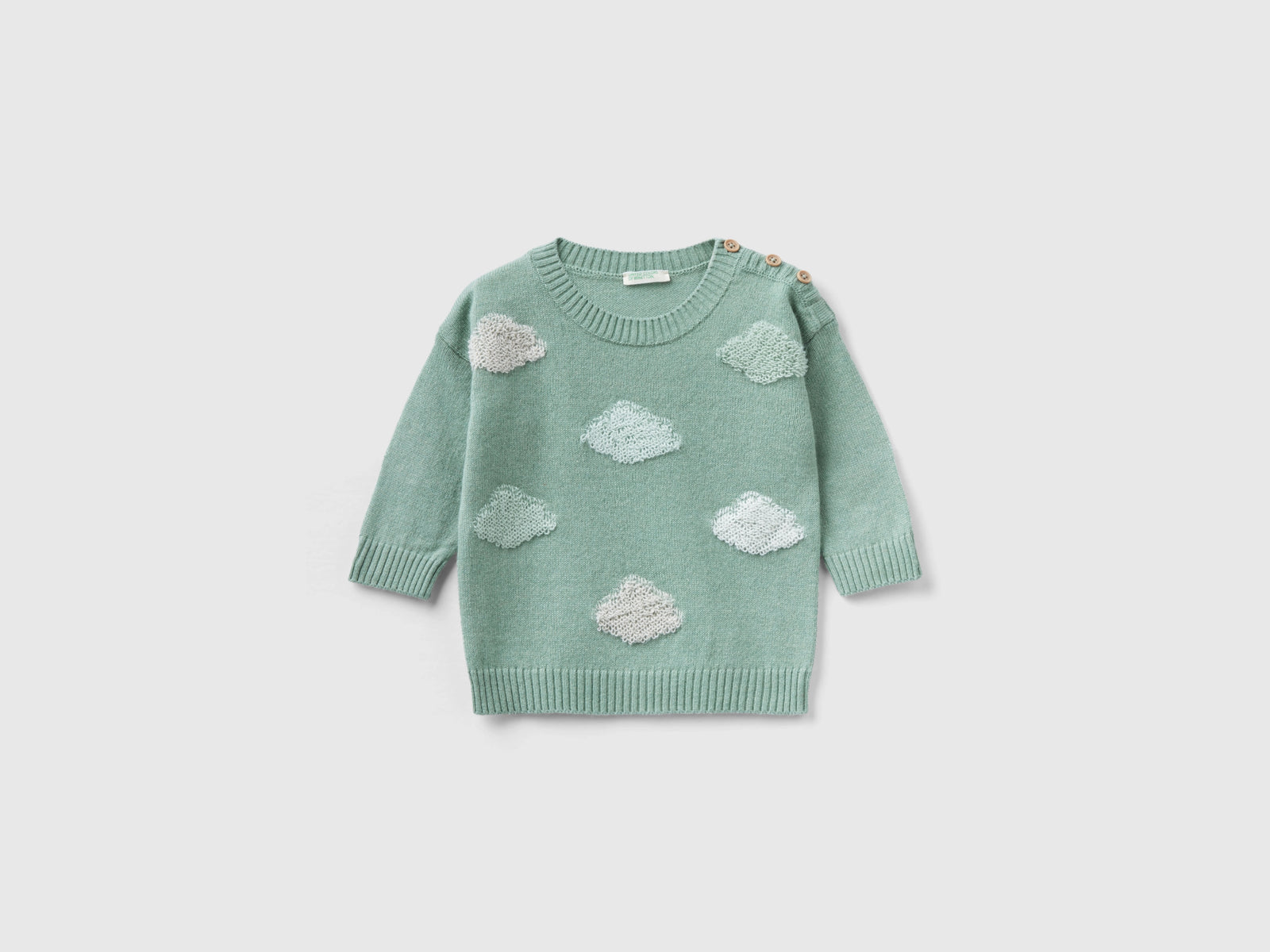 Camisola com nuvens em mistura de lã reciclada - ucb_image_FS