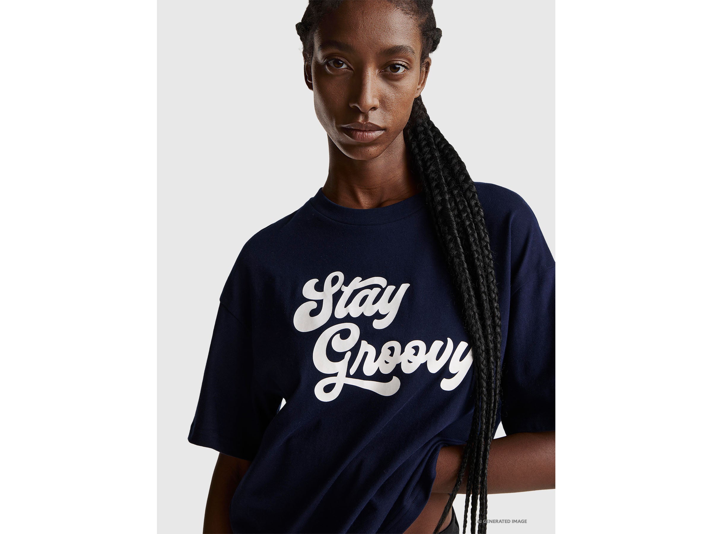 T-shirt com estampa slogan - ucb_image_FY
