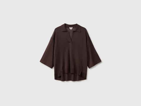 Polo de malha em mistura de viscose de bambu - ucb_image_FS