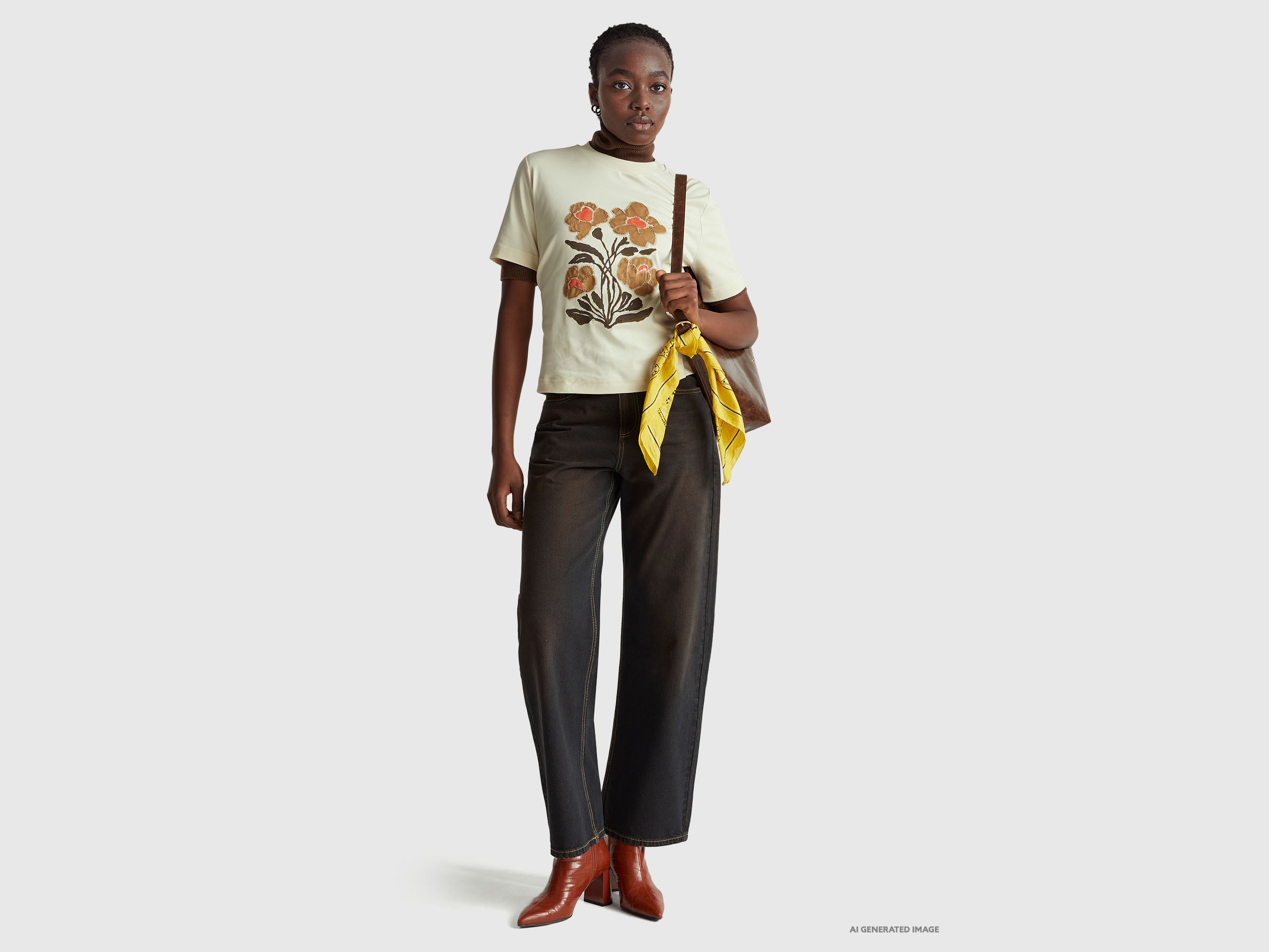 T-shirt com estampa e bordado - ucb_image_FY