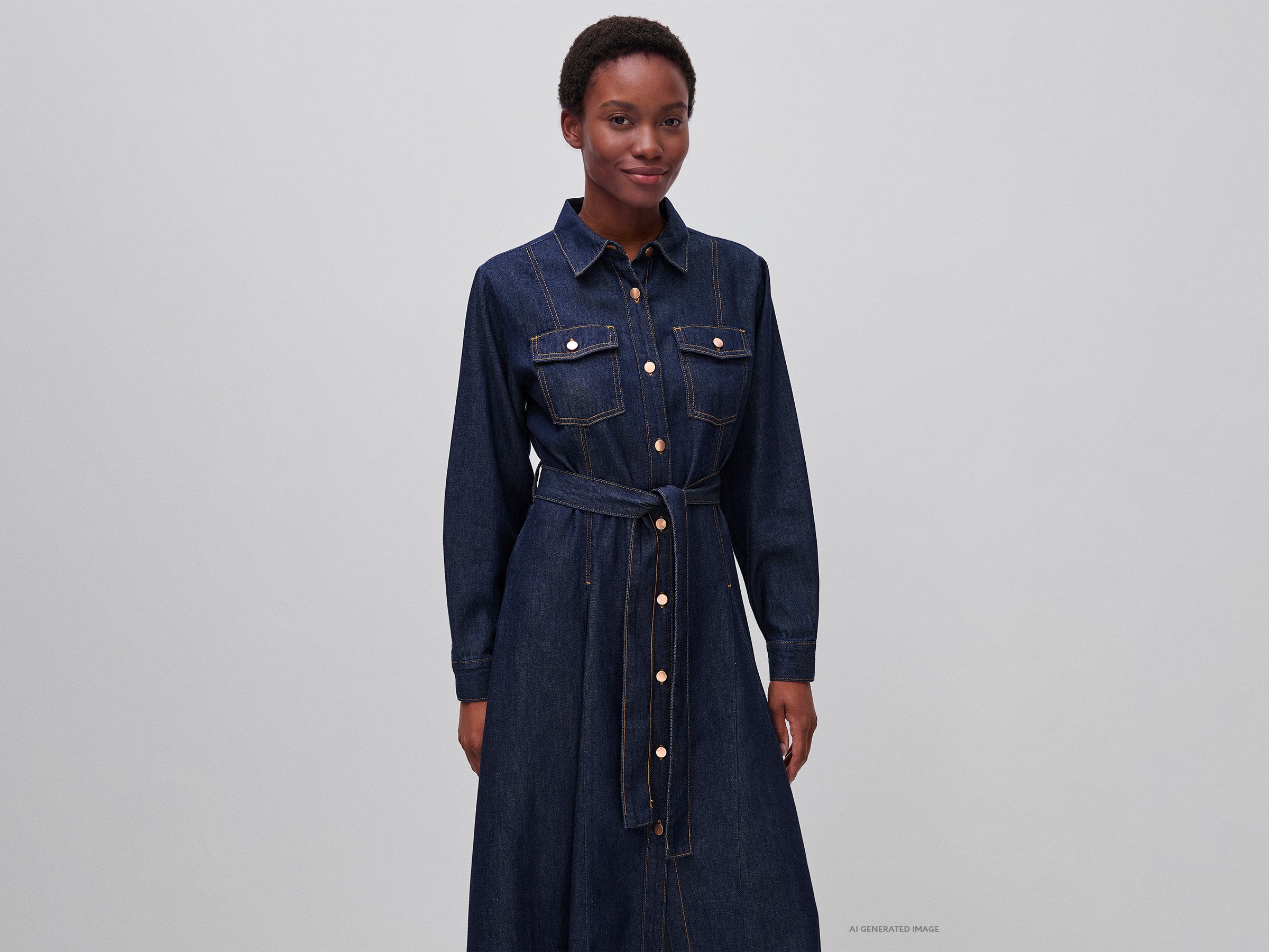 Vestido de jeans com cinto - ucb_image_F