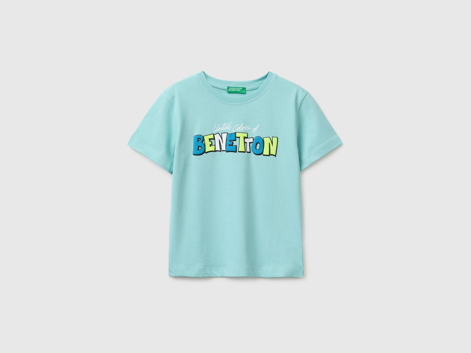 T-shirt em algodão orgânico com estampa logótipo - ucb_image_FS