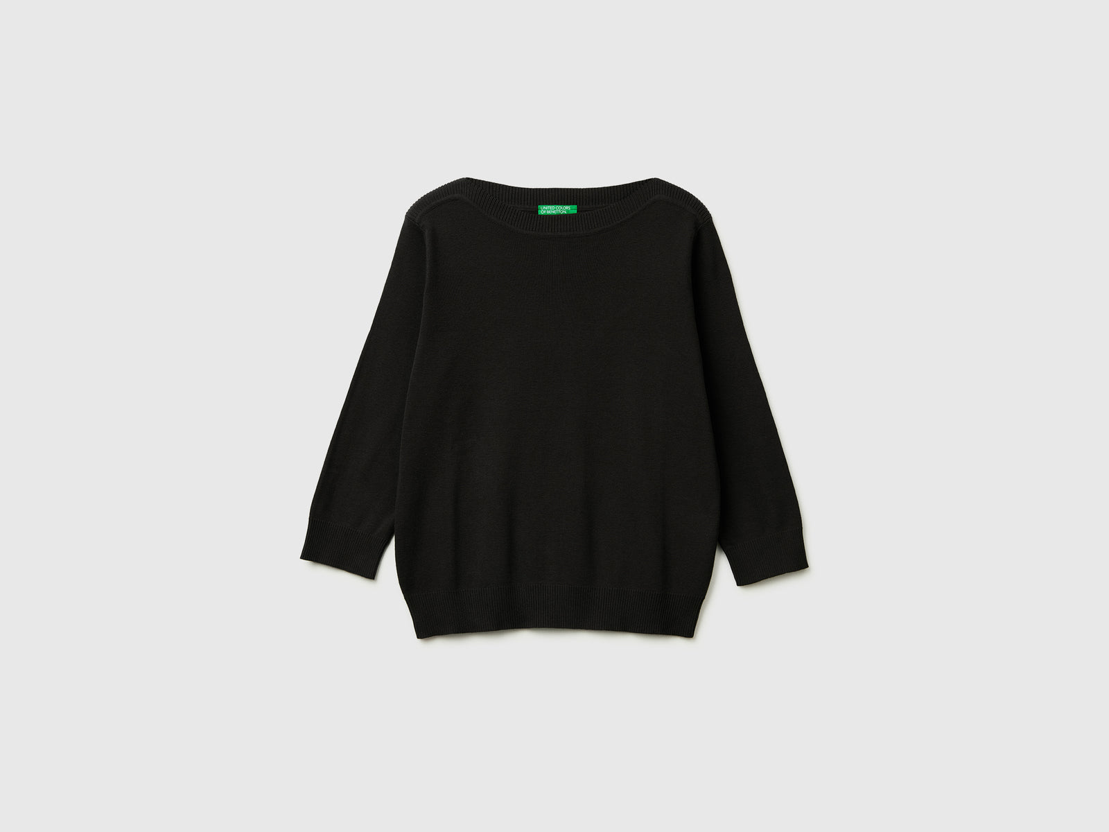 Black sweater with boat neck - ucb_image_FS