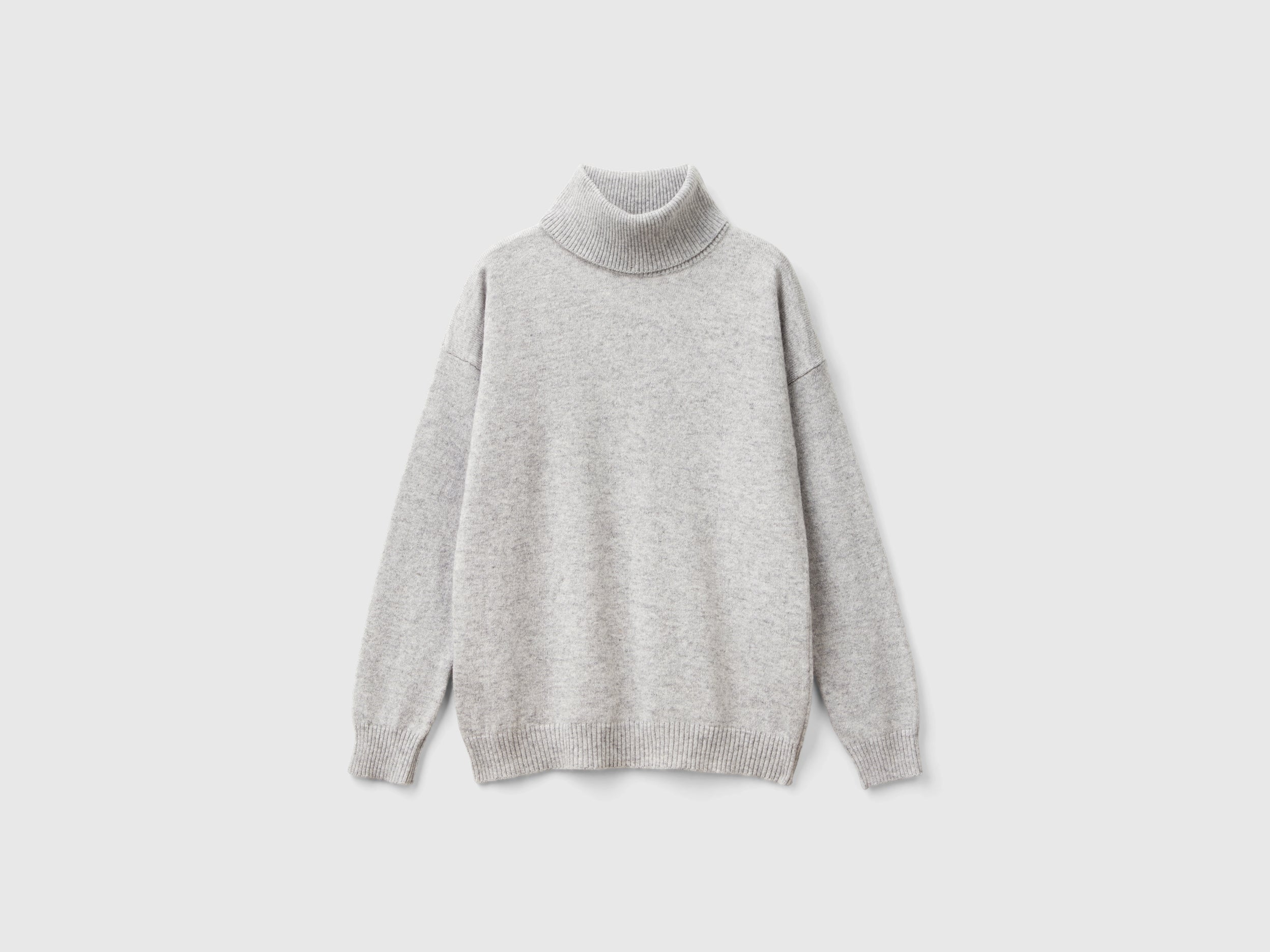 Camisola de gola alta em mistura de lã e caxemira - ucb_image_FS