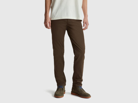 Chinos slim fit castanho escuro - ucb_image_F