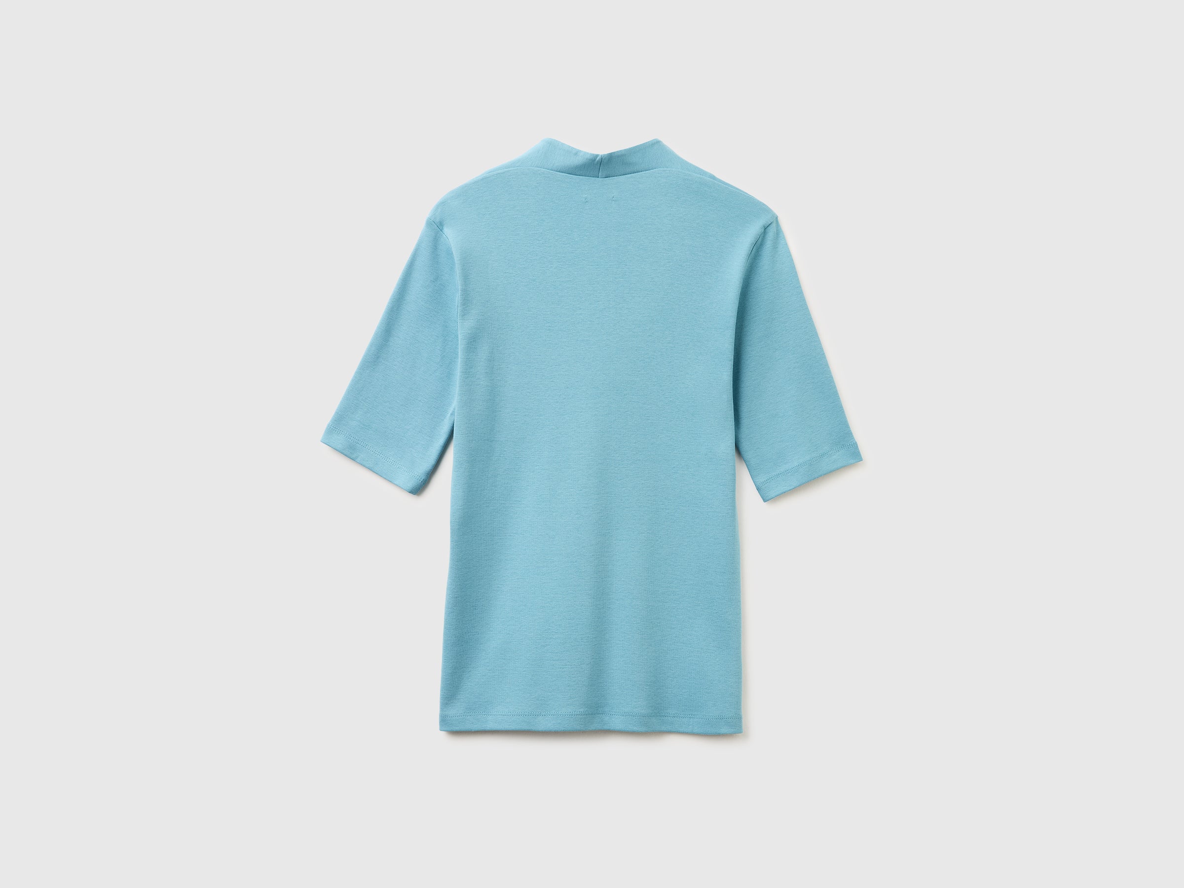 T-shirt slim fit em algodão de fibra longa - ucb_image_BS