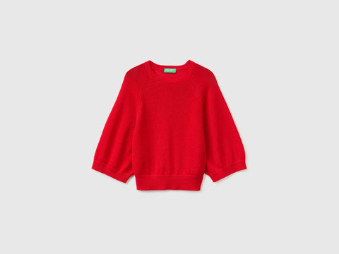 Oversized sweater in linen blend - ucb_image_FS