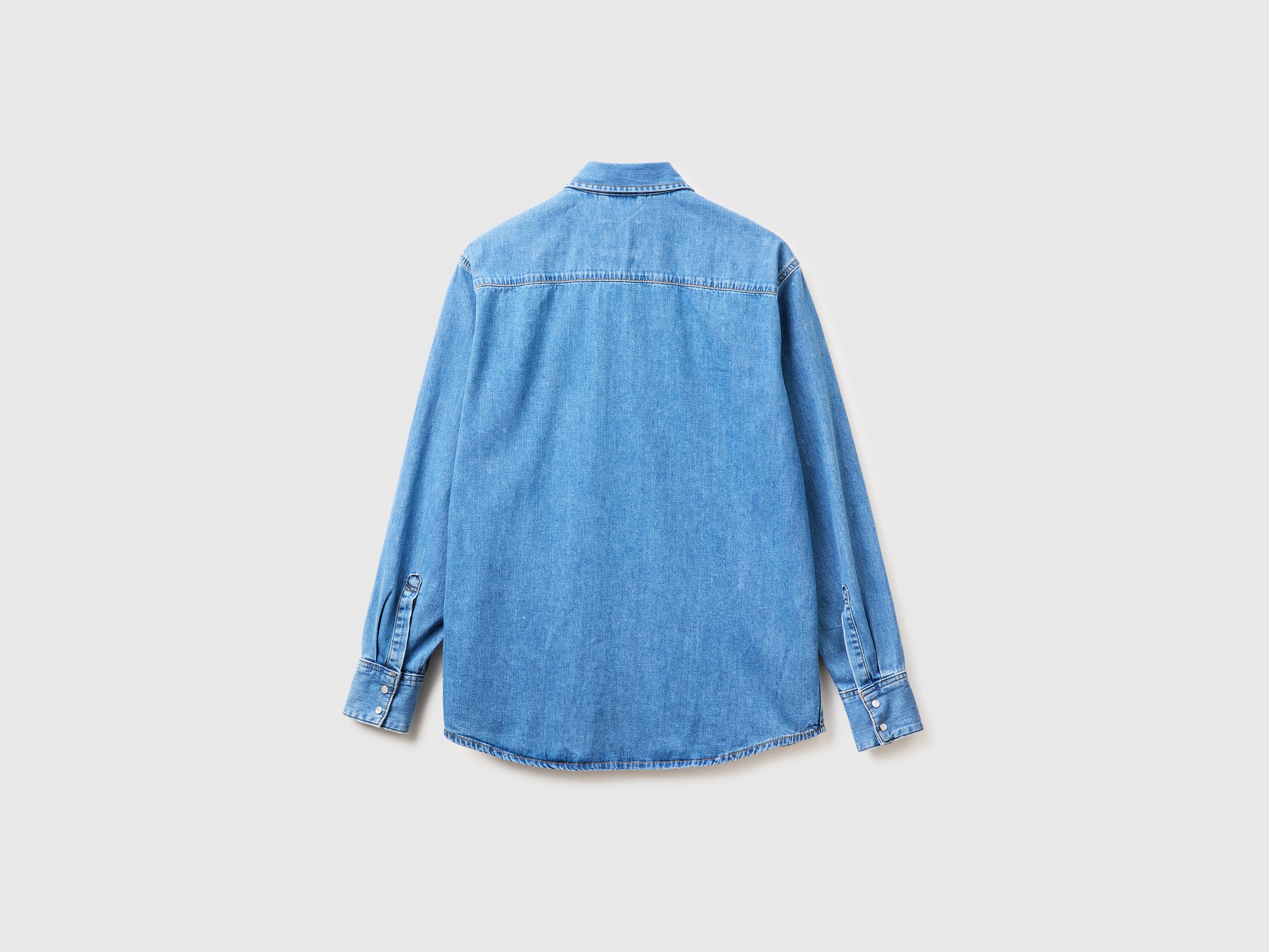 Camisa western de jeans claro - ucb_image_BS