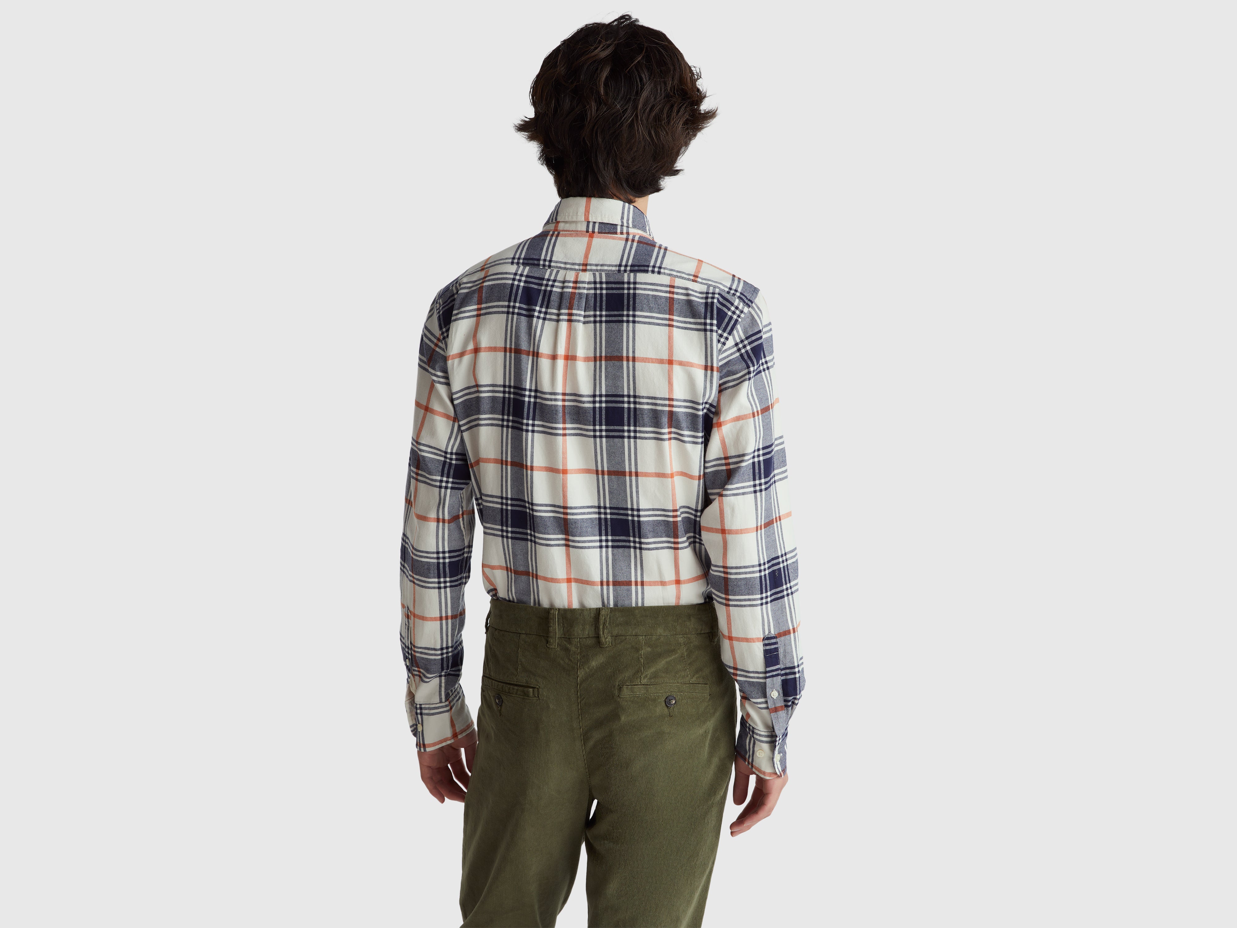 Camisa button down em flanela - ucb_image_B