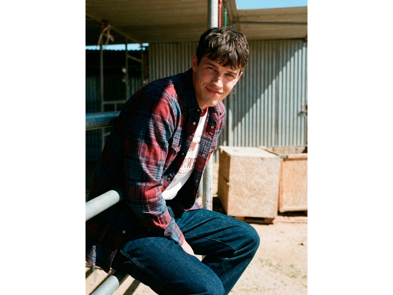Checkered Western Shirt