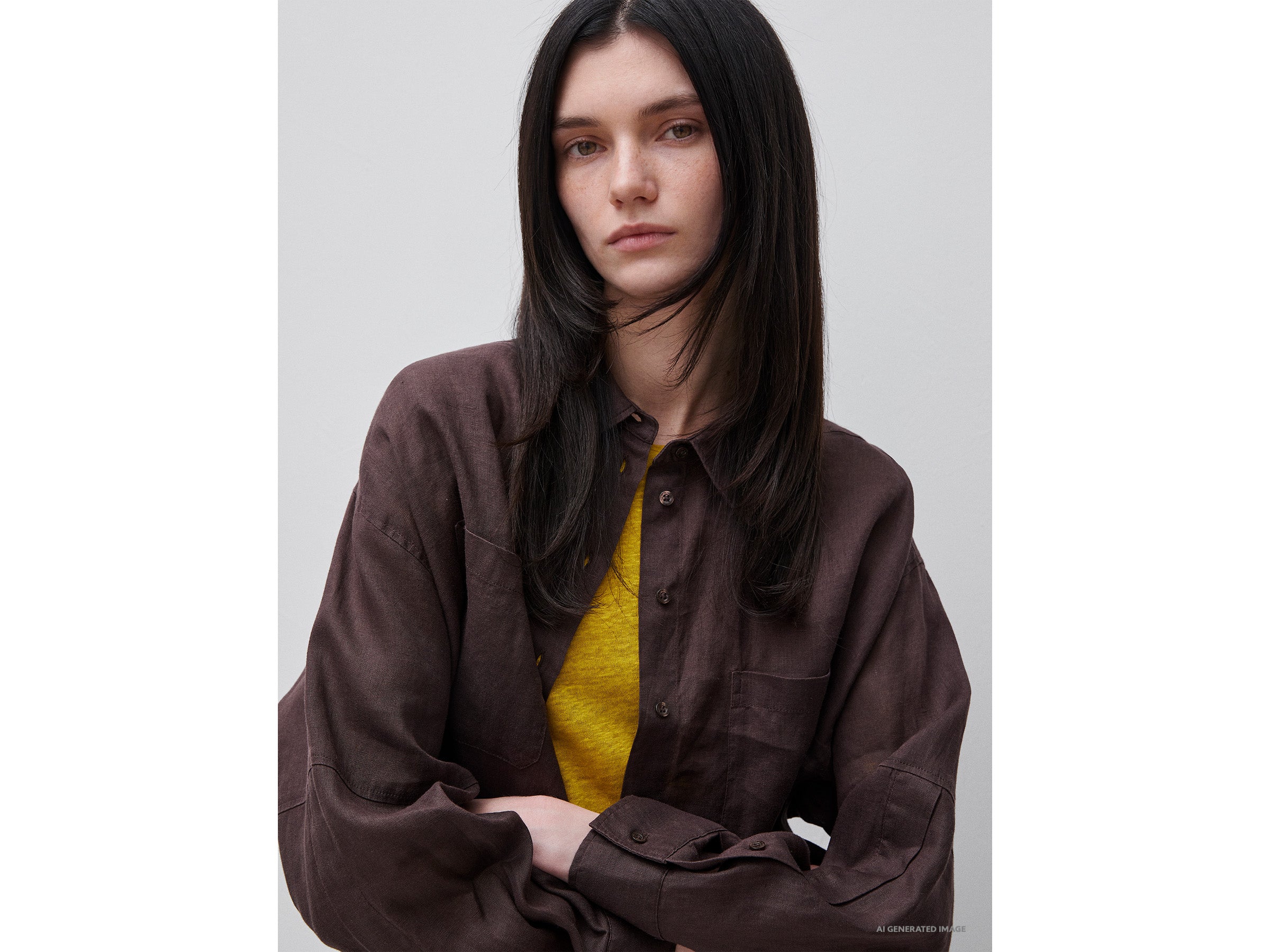 Camisa com bolsos 100% linho - ucb_image_FY