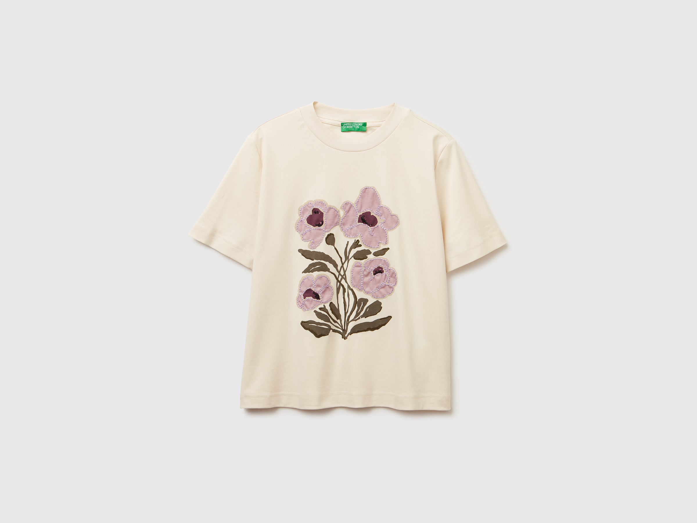 T-shirt com estampa e bordado - ucb_image_FS