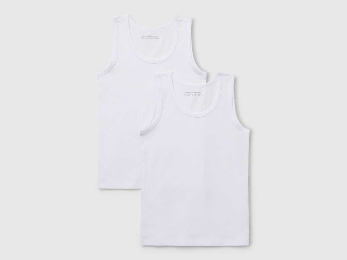 Two tank tops in stretch organic cotton - ucb_image_FS
