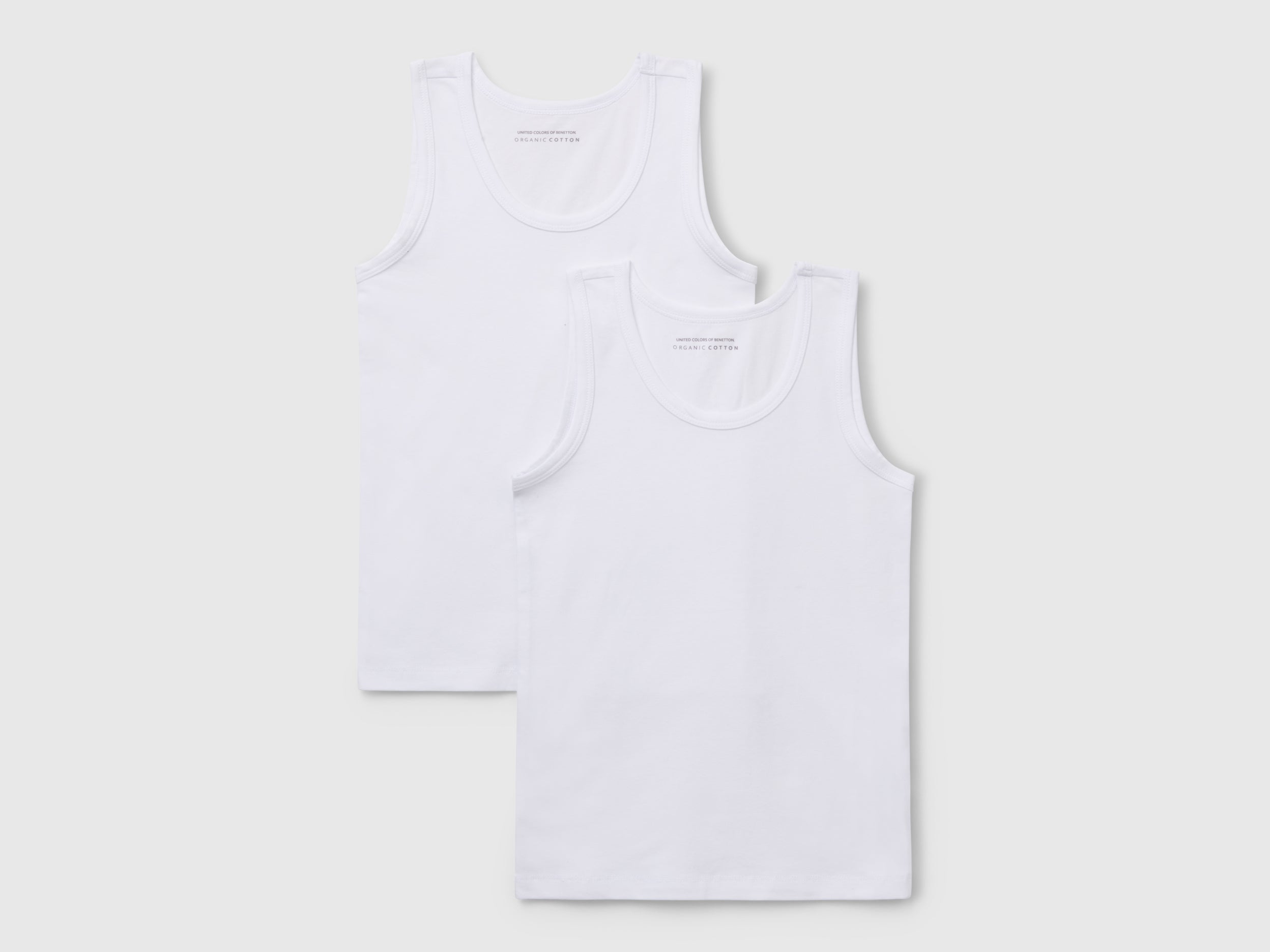 Two tank tops in stretch organic cotton - ucb_image_FS