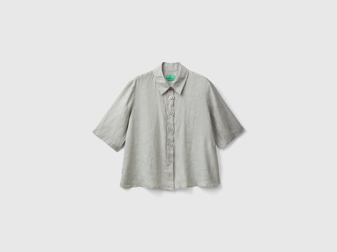 Camisa curta em puro linho - ucb_image_FS