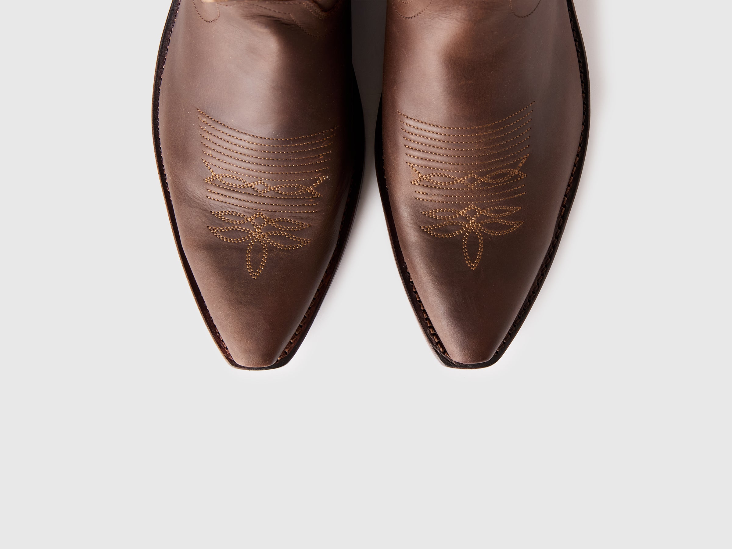 Brown Texan high boots - ucb_image_BS