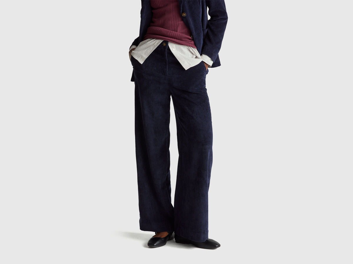 Calças evasé de veludo - ucb_image_F