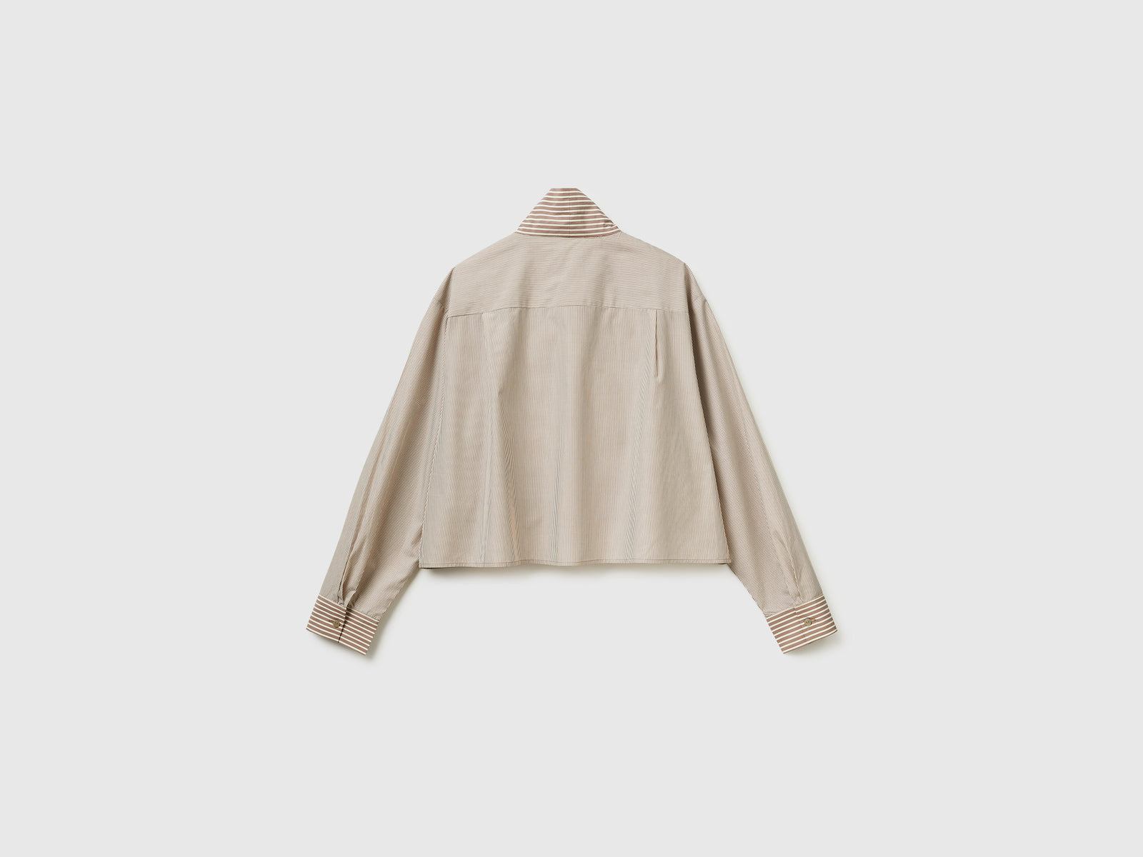 Striped crop shirt with bow - ucb_image_BS