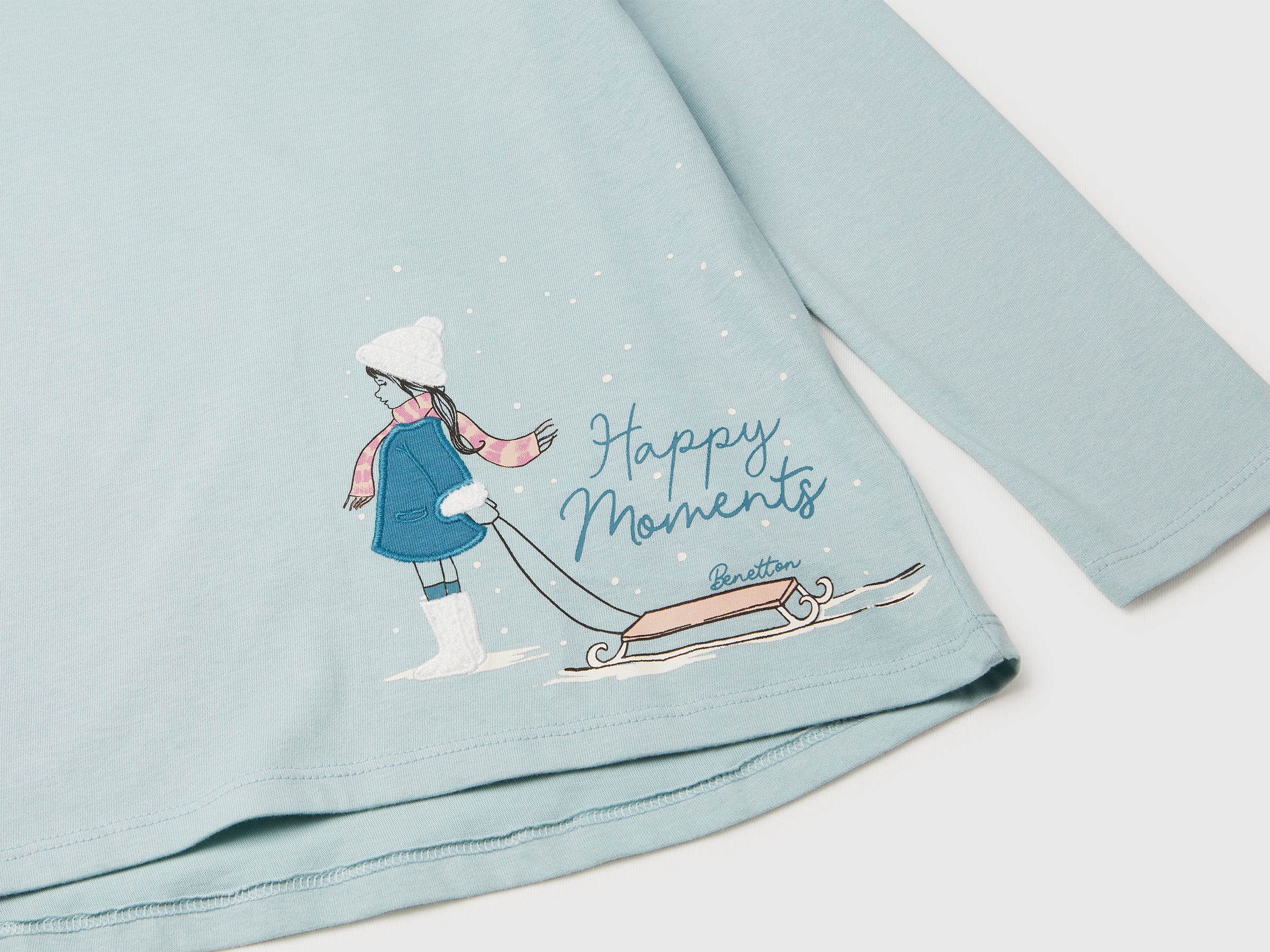 T-shirt com estampa e bordado - ucb_image_DS1