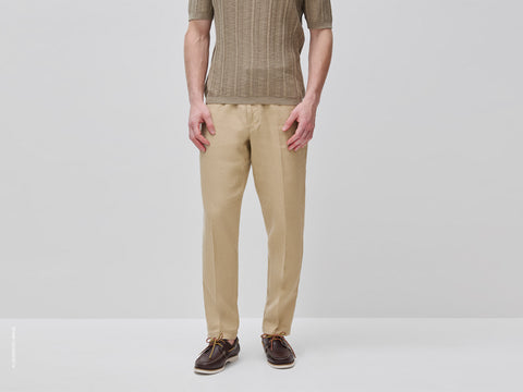 Chinos straight em puro linho - ucb_image_F