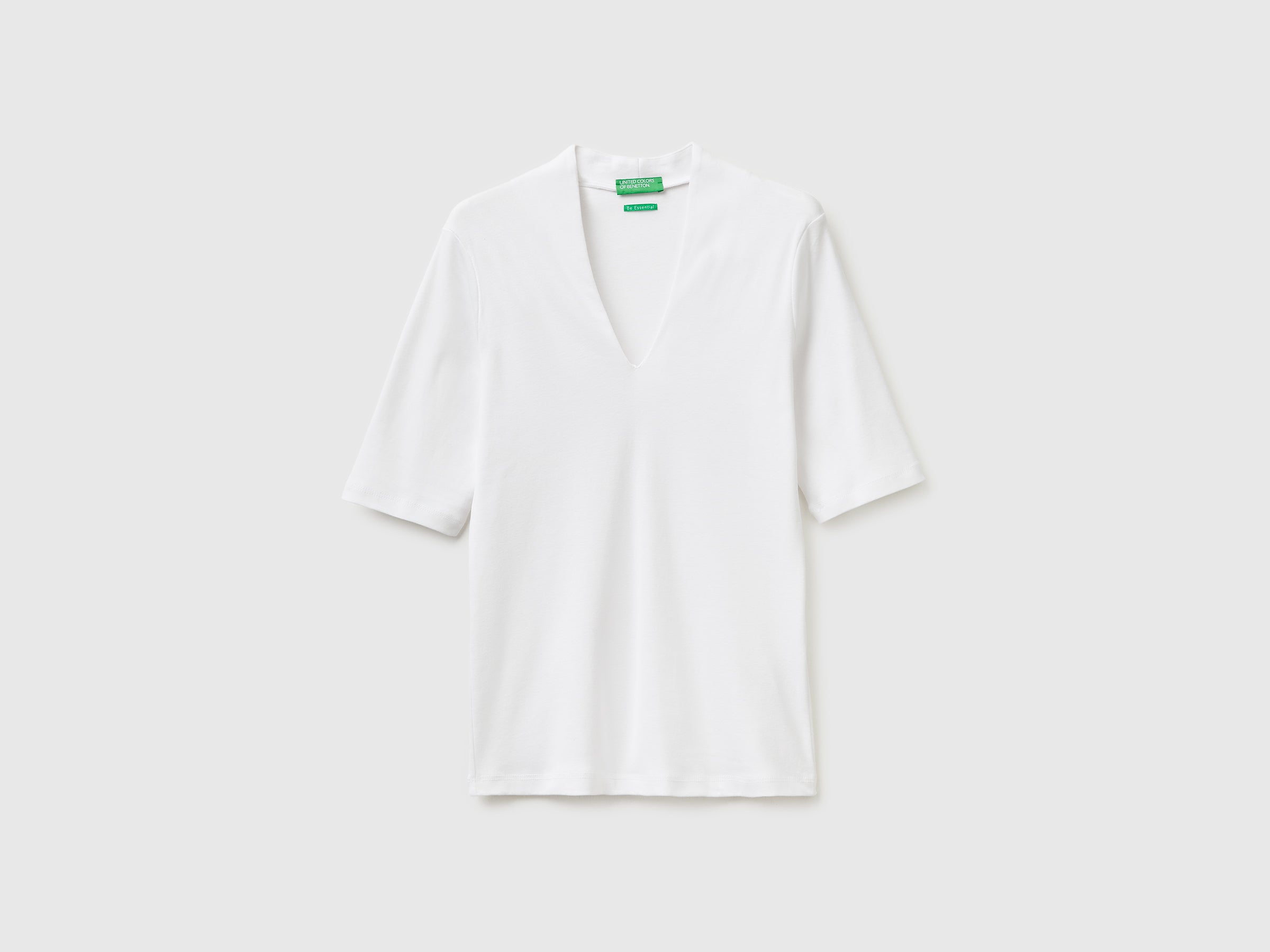 T-shirt slim fit em algodão de fibra longa - ucb_image_FS