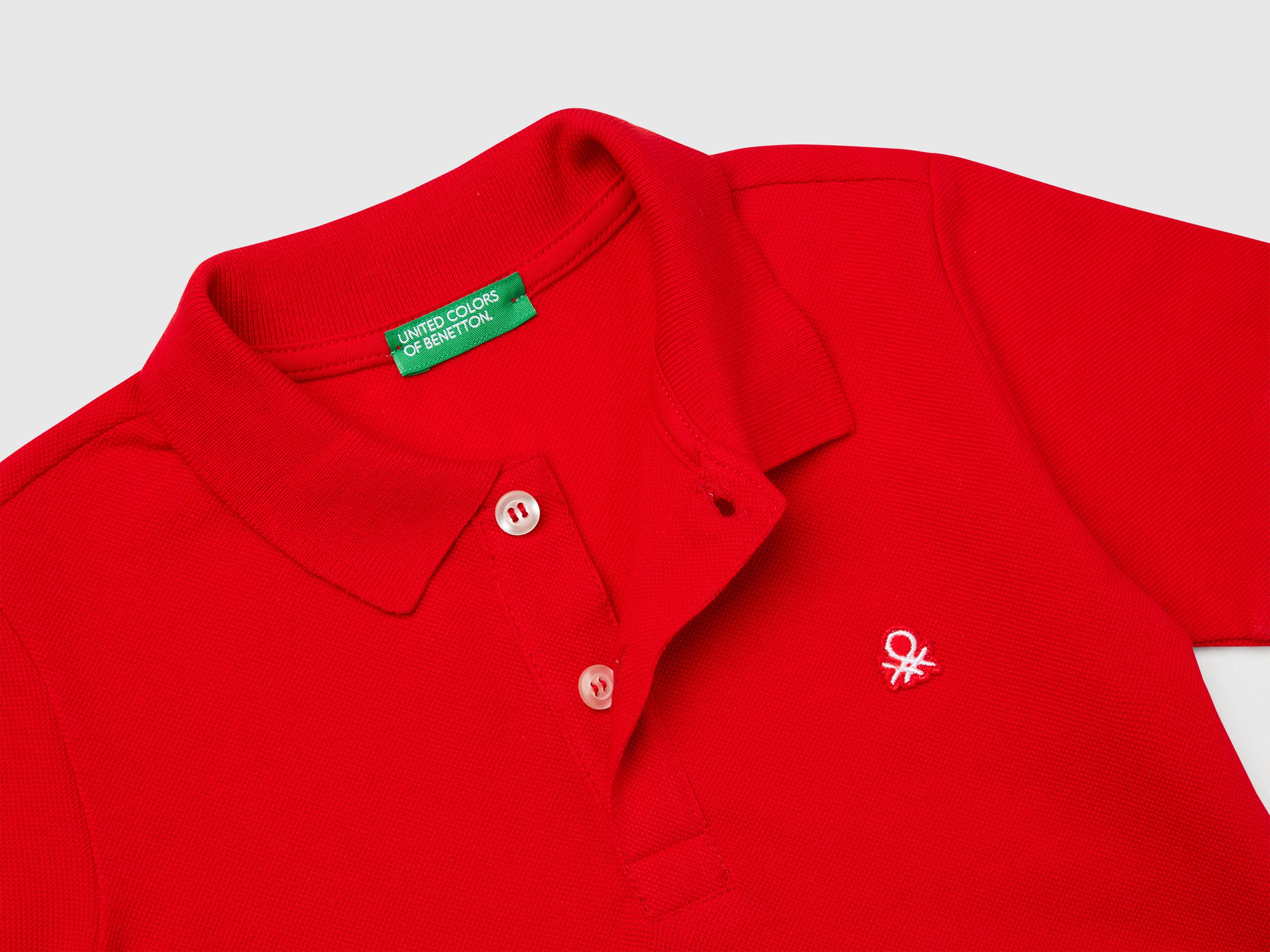 Short sleeve polo in pure cotton - ucb_image_DS1