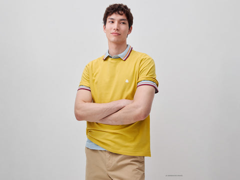 T-shirt em piqué de algodão orgânico - ucb_image_F