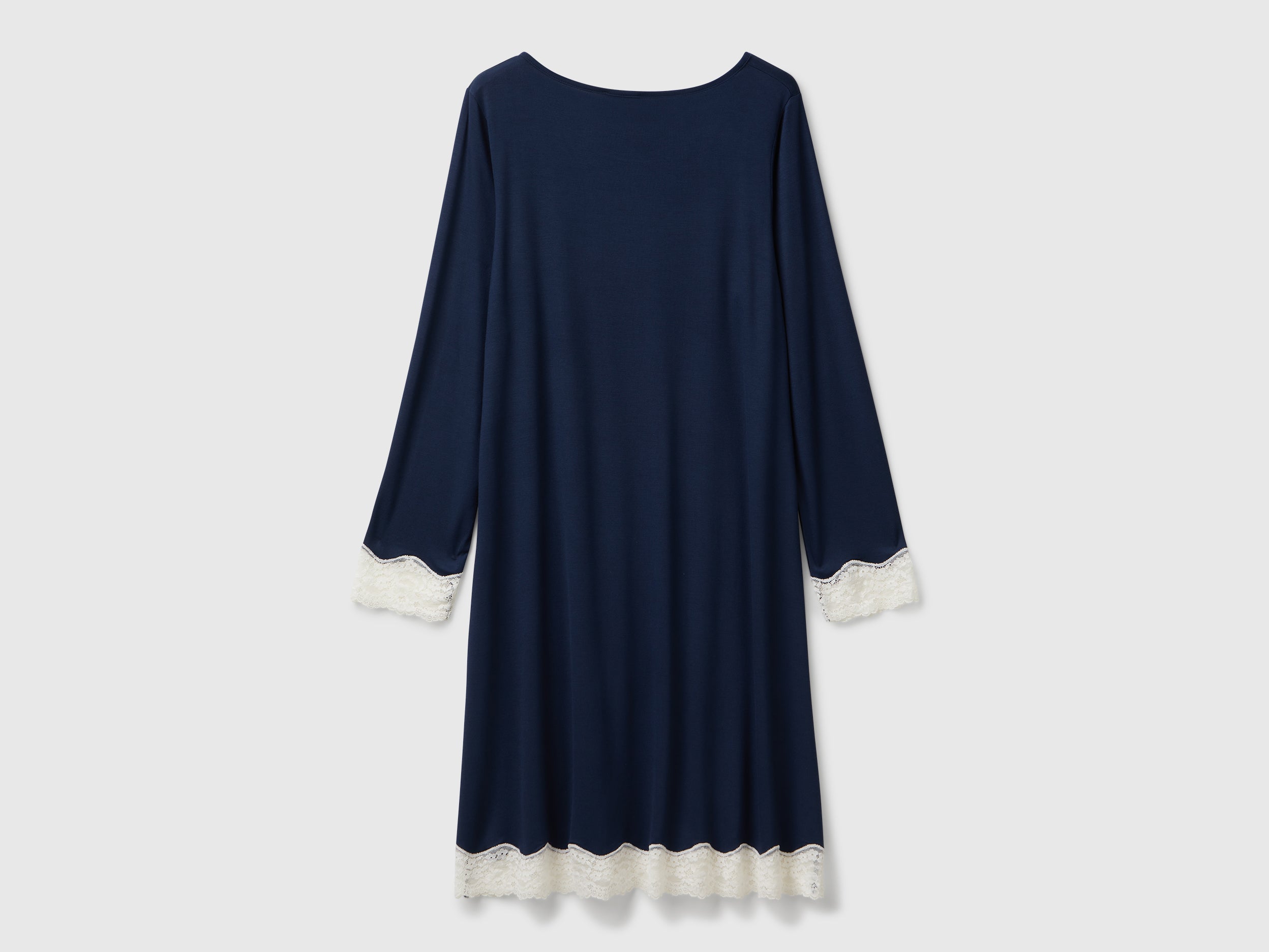Camisa de noite fluida com renda - ucb_image_BS