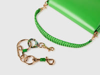Be Bag green with woven handle - ucb_image_DS1