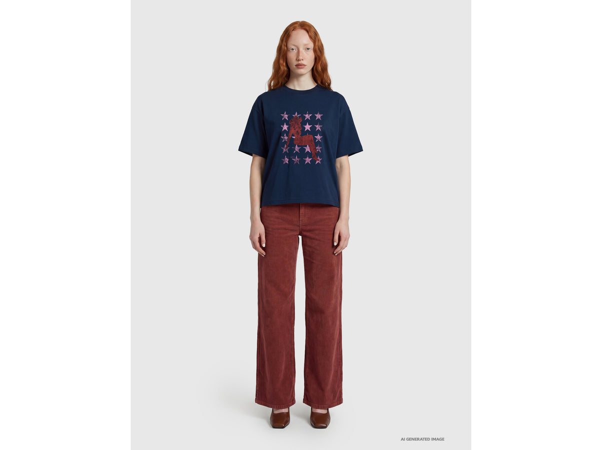 T-shirt relaxed fit com estampa western - ucb_image_FY