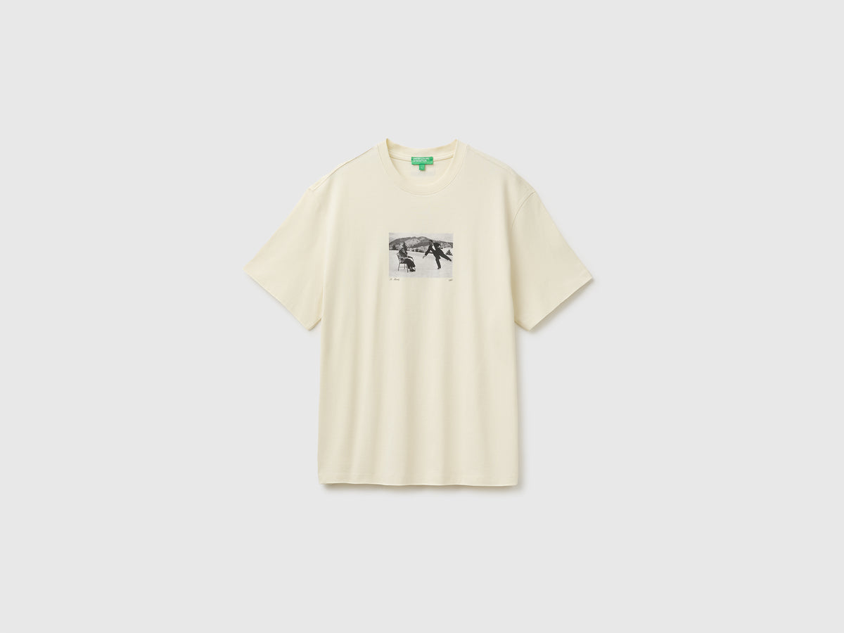 T-shirt relaxed fit com estampa em algodão orgânico - ucb_image_FS
