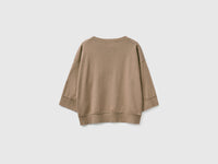 Camisola de gola redonda em algodão e lã - ucb_image_BS