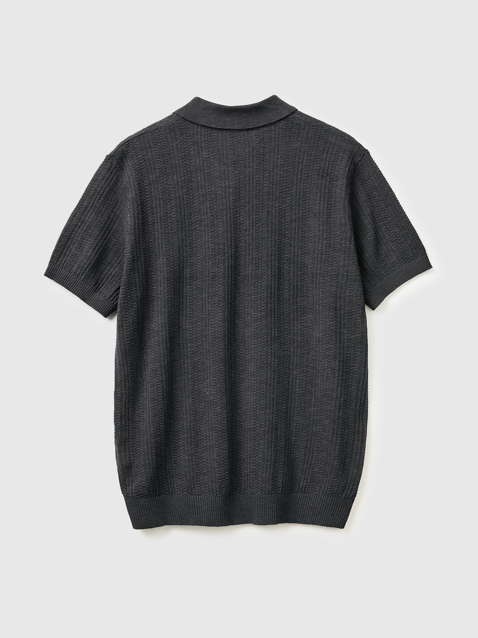Textured linen blend polo shirt - ucb_image_BS