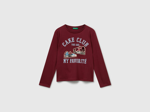 T-shirt com lantejoulas em algodão - ucb_image_FS