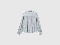 Blusa aos quadrados vichy com laço - ucb_image_BS