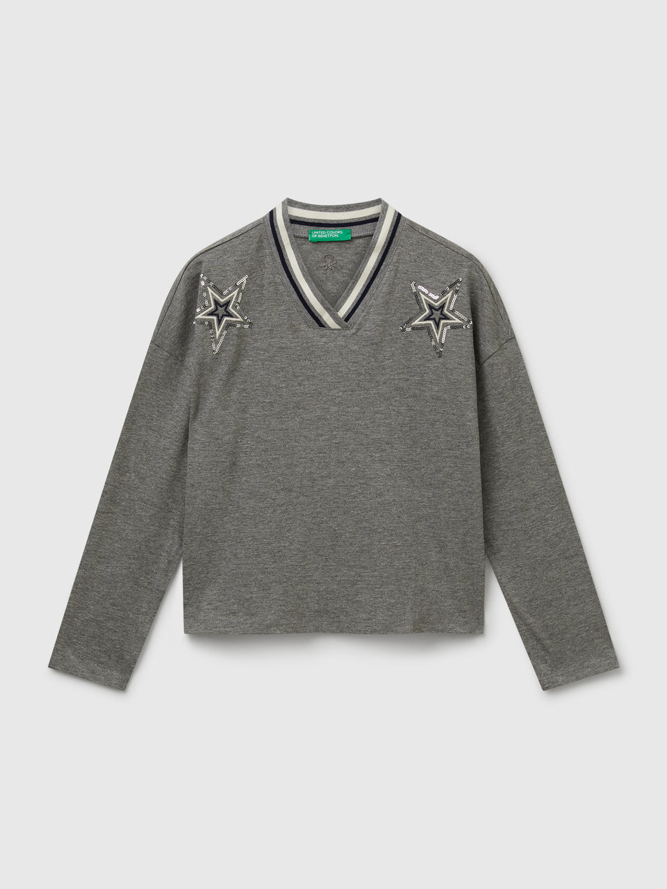 T-shirt com bordado lantejoulas - ucb_image_FS
