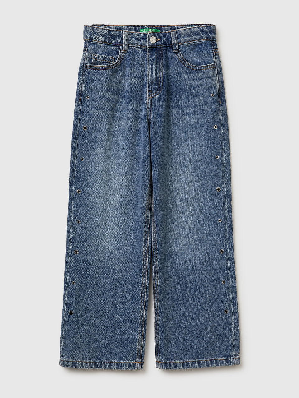 Straight jeans with eyelets - ucb_image_FS