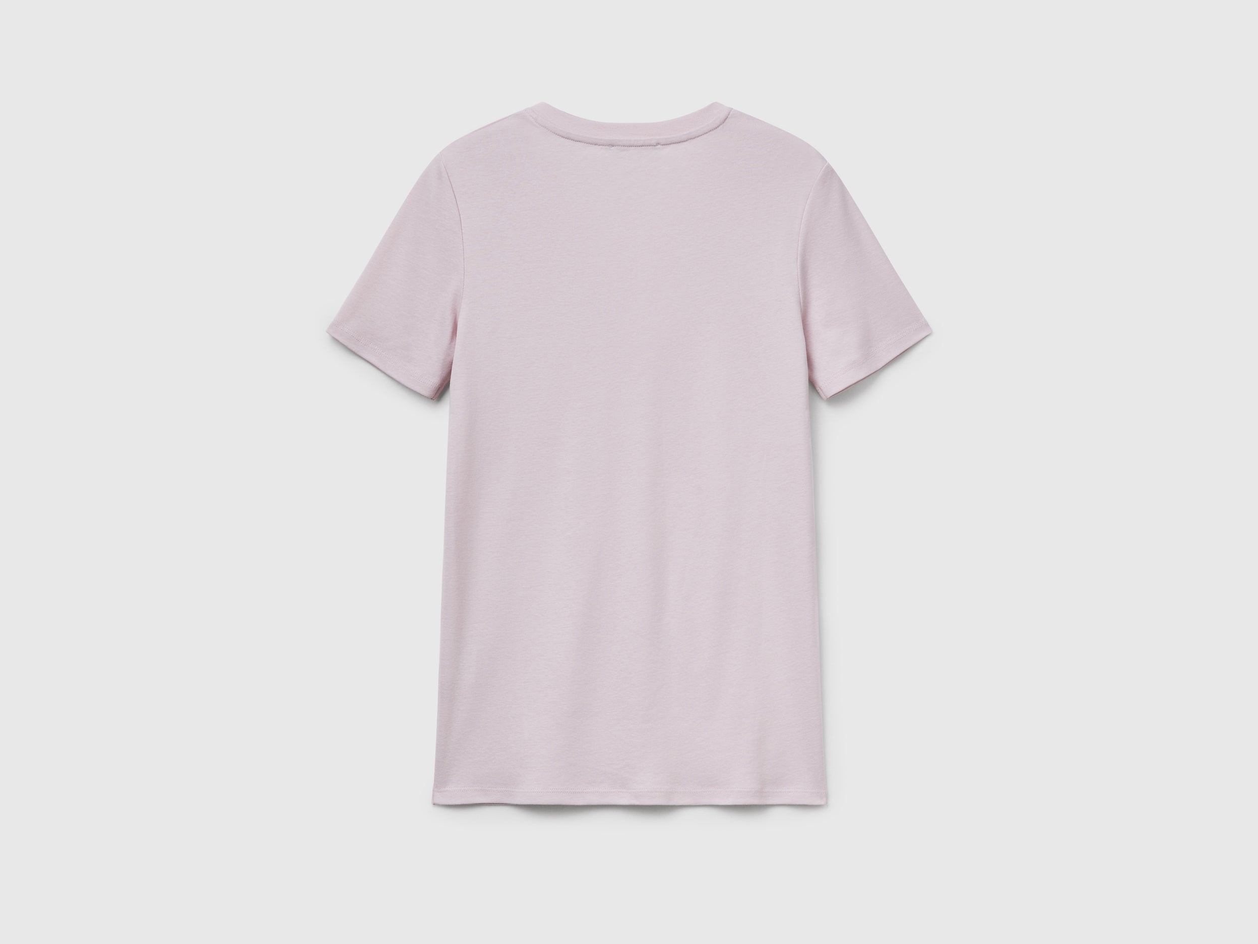 T-shirt em algodão puro com decote em V - ucb_image_BS