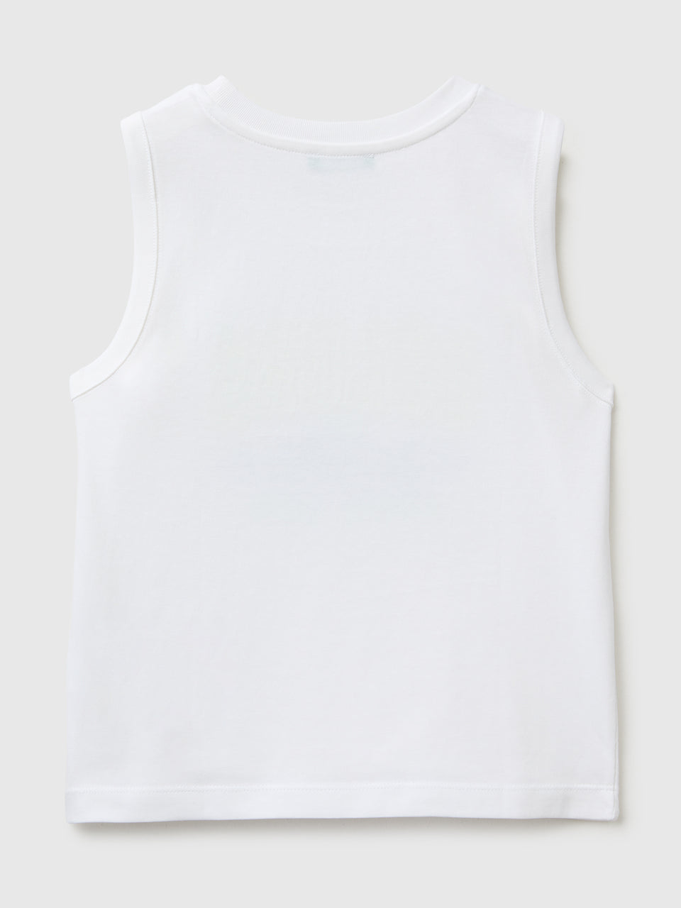 Organic cotton tank top with logo print - ucb_image_BS