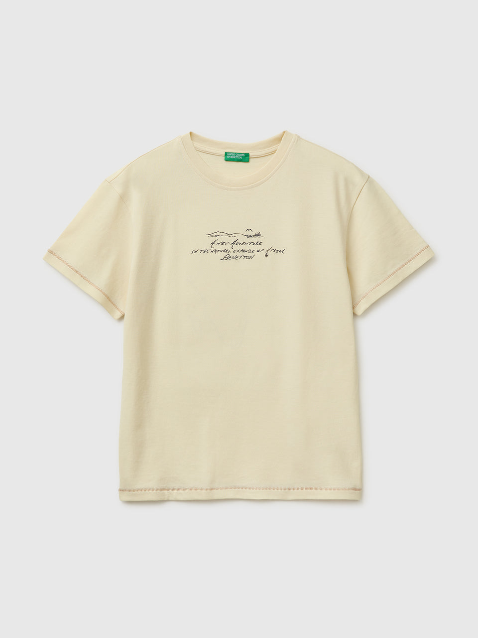 Oversized T-shirt with print and embroidery - ucb_image_FS