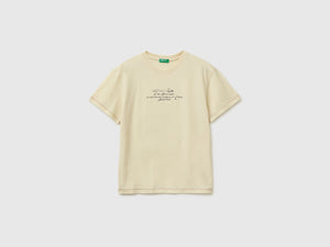 T-shirt over fit con stampa e ricamo